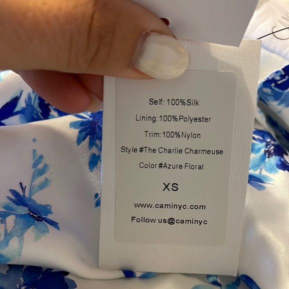 CAMI NYC || CHARLIE TANK NWT & BOX || Limited Edition Azure Print - Picture 11 of 13